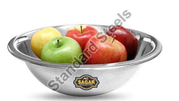 Stainless Steel Mughlai Plain Bowl, Size : 7-12 Inches