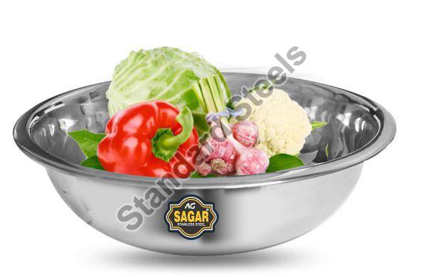 Plain Stainless Steel Tagari Bowl, Size : 12-22 inch