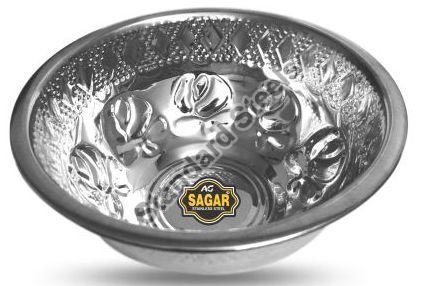 Stainless Steel U Shaped Fancy Bowl, Size : 8-12 Inch