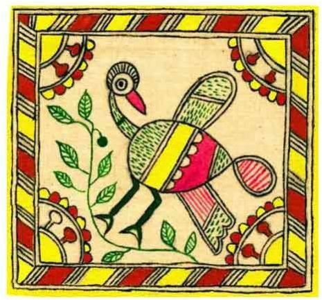 Madhubani Cushion Cover