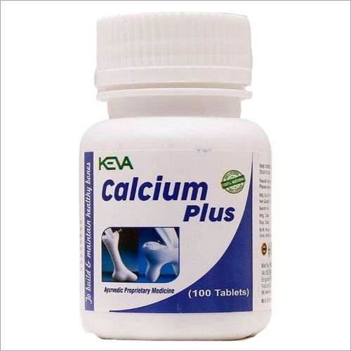Keva Calcium Plus Tablets 100tablets, for Body Fitness