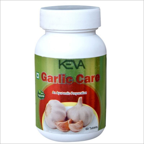 Keva Garlic Care Tablets, Packaging Type : Bottle
