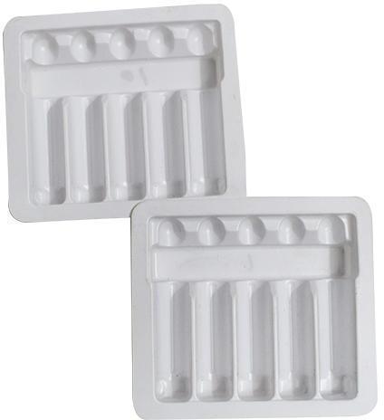 Plastic Pharmaceutical Packaging Tray, for Medicine, Color : Transparent