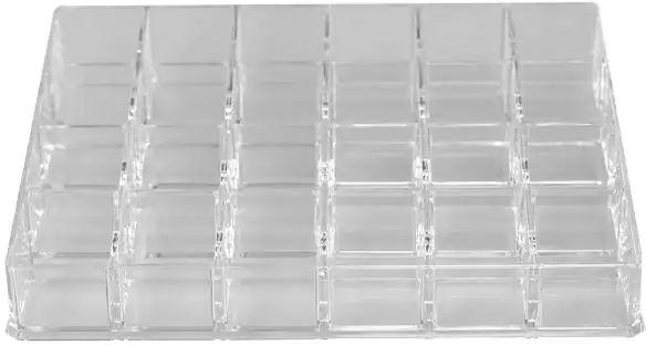Rectangular PP Plastic Cosmetic Tray, Pattern : Plain