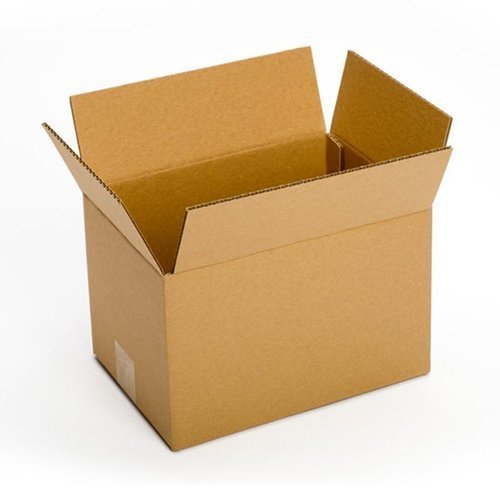 Rectangular Paper Plain Corrugated Box, for Goods Packaging, Feature : Durable, Recyclable