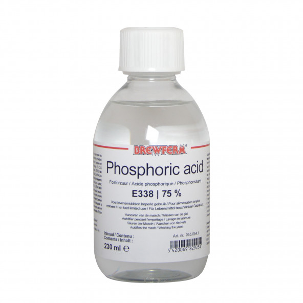 Phosphoric acid, CAS No. : 7664-38-2