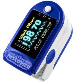 Niscomed Pulse Oximeter, Display Type : Dual Color LED