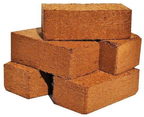 Rectangular Cocopeat Block, for Agriculture Use, Form : Solid