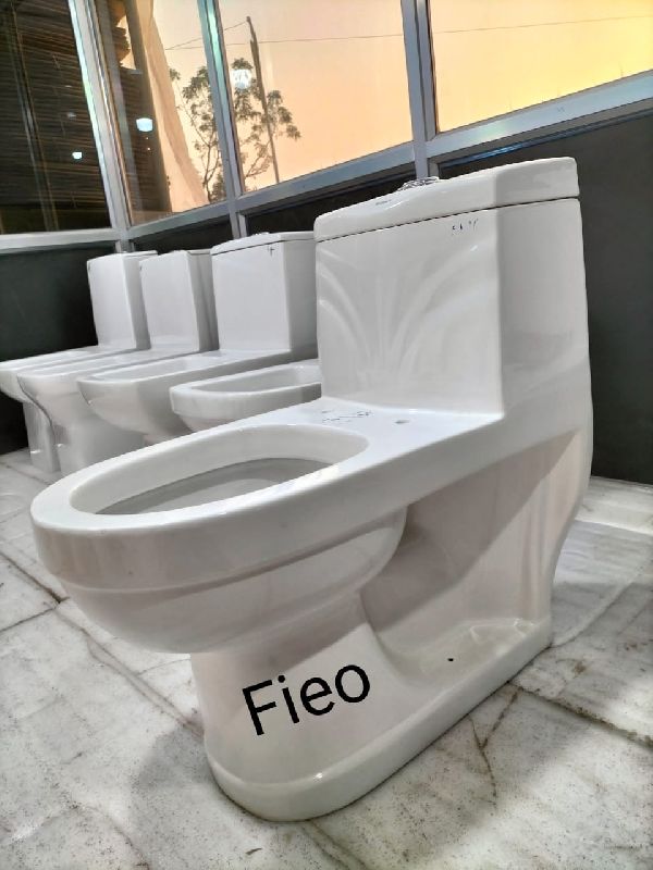 Fieo One Piece Toilet Seat, Color : White