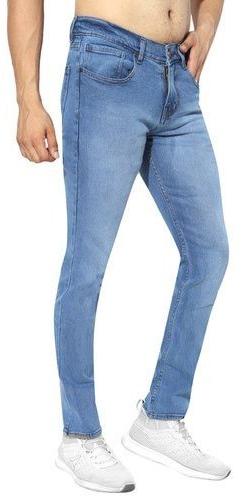 Slim Fit Mens Denim Jeans, for Impeccable Finish, Fad Less Color, Gender : Male