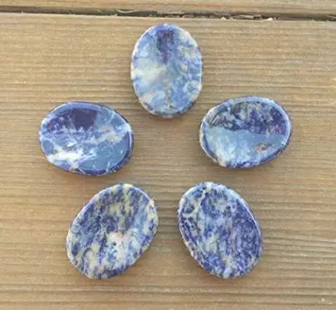 Sodalite Oval Stone, Size : 0-5mm, 10-15mm, 15-20mm