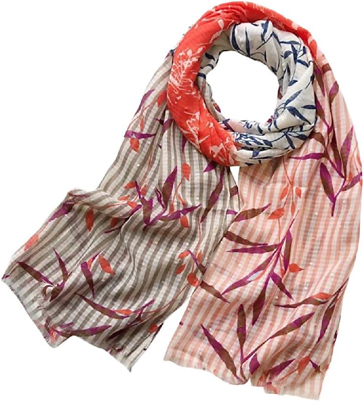 Printed Cotton Ladies Long Scarves, Occasion : Casual Wear