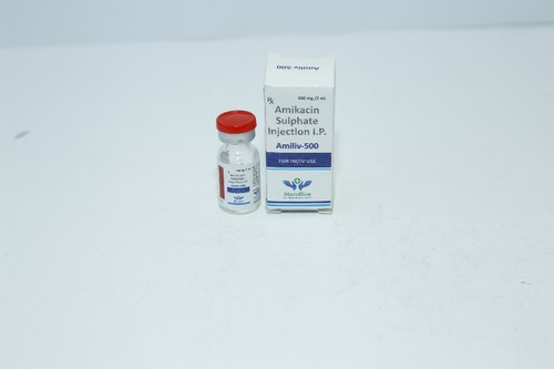 AMILIV-500 Amikacin Sulphate Injection, Packaging Size : 2ML