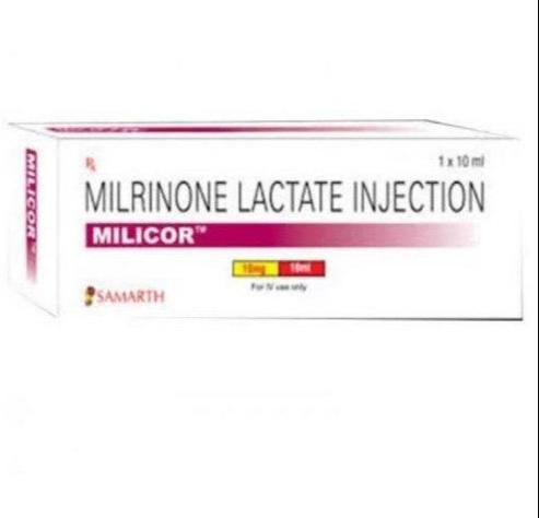Milicor Milrinone Lactate Injection, Packaging Size : 1 x 10 ml