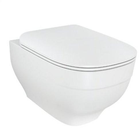 Kohler Ceramic Wall Hung Toilet Seat, Color : White