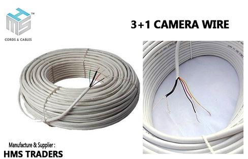 CCTV Camera Cables, Color : WHITE, BLACK