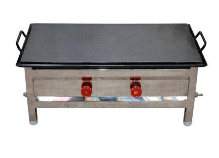 Stainless Steel Dosa Plate Stove, Size : 4 Ft