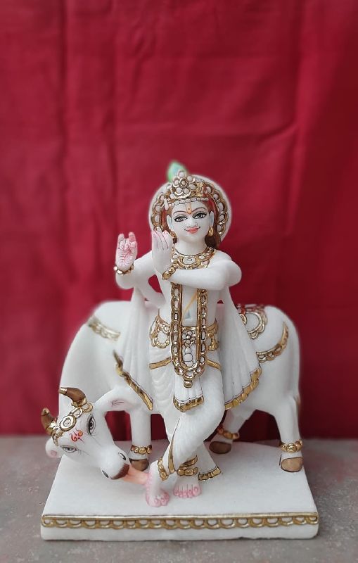 marble krishna statue