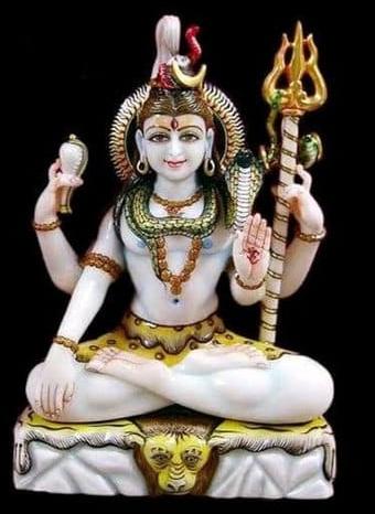 marble shiv statue