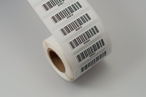 Paper Barcode Stickers Labels, Packaging Type : Roll