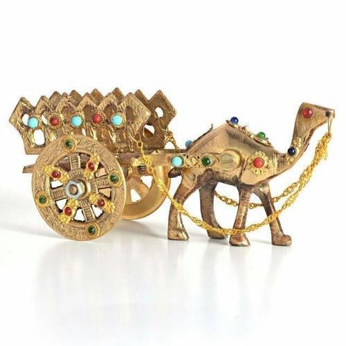 Partner Brass Camel Cart