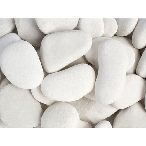 Pebble Stone, Color : White