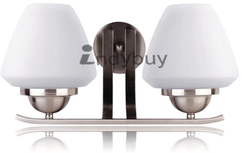 Double Arm CFL Wall Light, Color : Bronze White