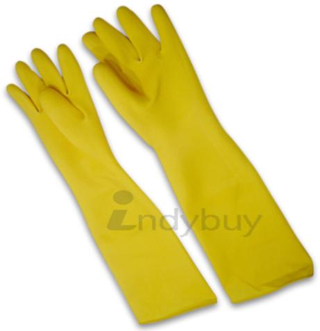 Latex hand gloves