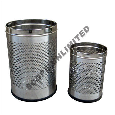 Scope Unlimited Stainless Steel Perforated Dustbin