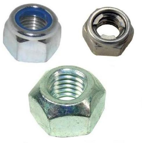 Hexagonal MS Lock Nuts, Size : M10 to M48