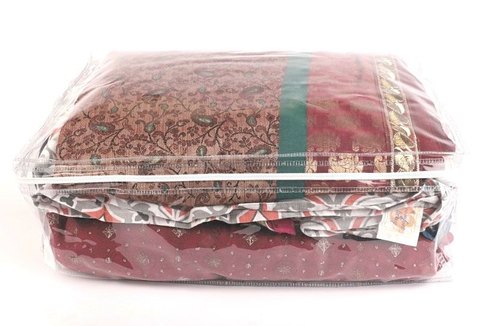 PVC Saree Packing Bag, Color : Transparent
