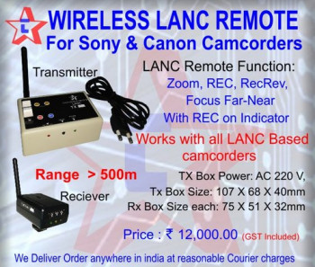 Wireless Sony Canon Remote