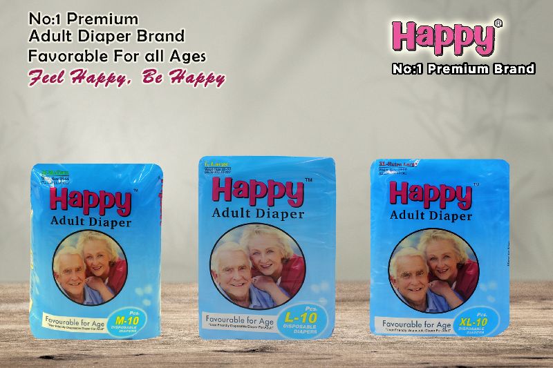 Happy Adult Disposable Diaper-XL 10Pcs