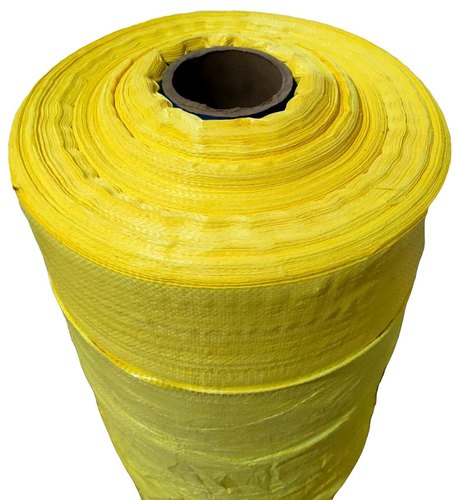 Yellow Polypropylene Woven Fabric