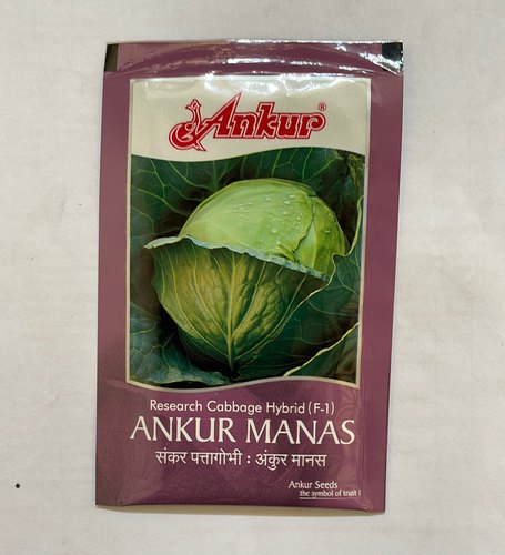 Cabbage SEEDS ankur manas, Packaging Size : 10 GM