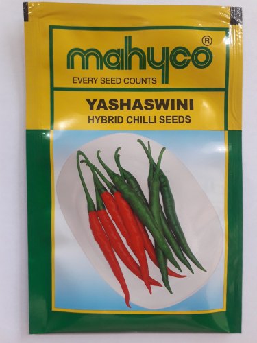  Natural Mahyco Yashaswini chilli seeds, Packaging Type : Plastic Pouch