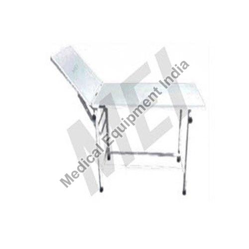 MEI Polished Hospital Examination Table, for Nursing Home, Size : 183x 51x76 cms