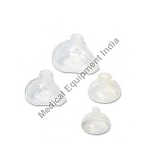 MEI Silicone CPAP Mask, for Hospital, Color : White