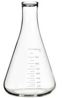 Sunrise Glass Conical Flask Graduated, for Lab Use, Feature : Heat Resistance, Transparent