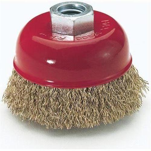 Brass Cup Brush, Color : Red