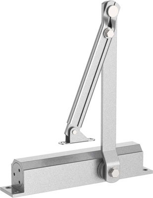 KAIZON Aluminium door closer, Color : SILVER