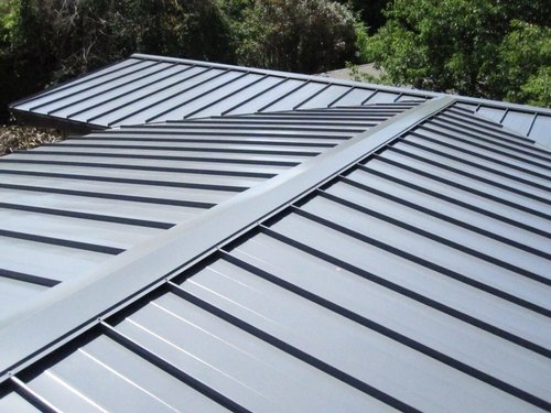Aluminium Standing Seam Roof, Surface Treatment : Color Coated