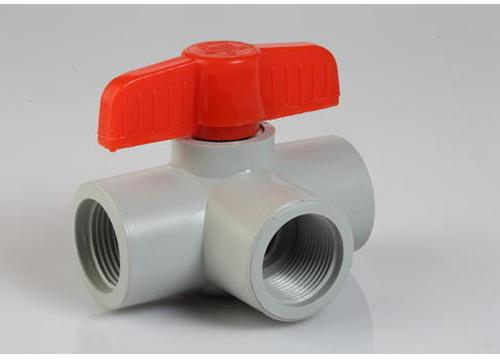 Plastic Three Way Ball Valve