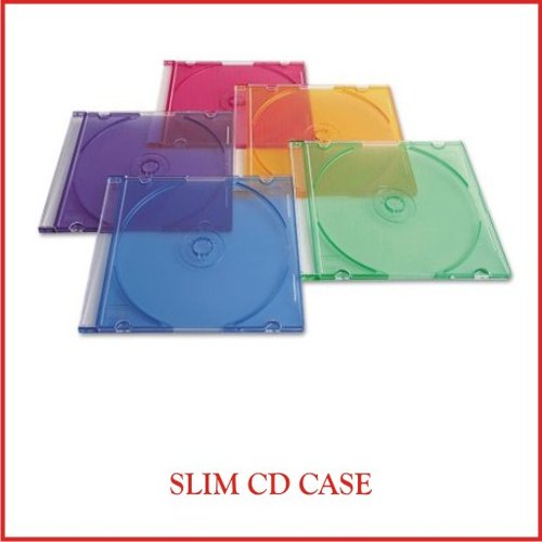 PLASTIC Transparent CD Jewel Cases, Color : MIX