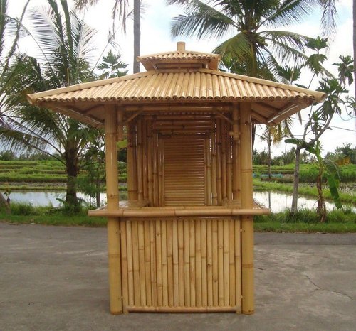 Modular Bamboo Gazebo, Color : Brown