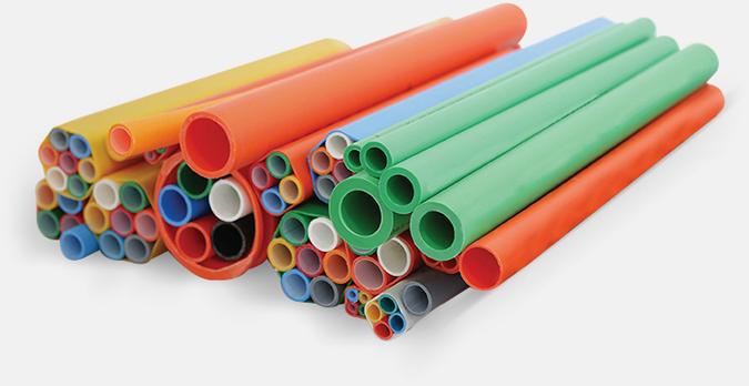 PLB Duct Pipes, Color : Blue, Red, Green, Orange, Brown Grey