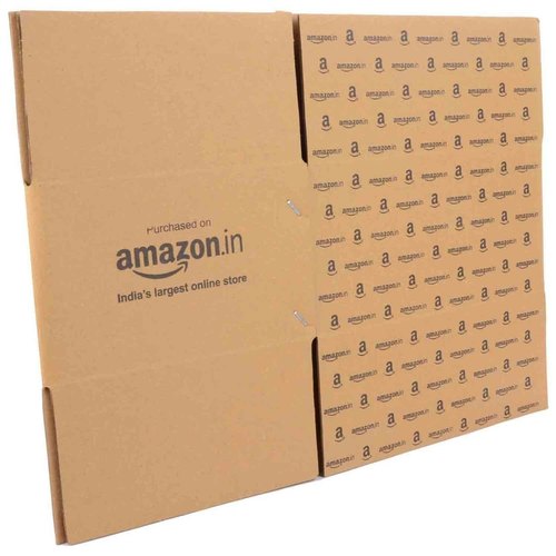 Rectangular Cardboard 5 Ply Carton Box, for Electronics, Color : Brown