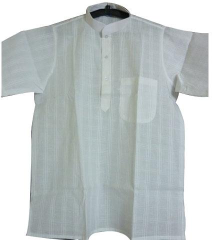 Plain Mens Short Kurtas, Size : XXL, XL