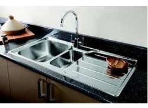 UNIK LEOPARD Rectangular Stainless Steel Kitchen Vegetable Bowl Sink, Color : Silver