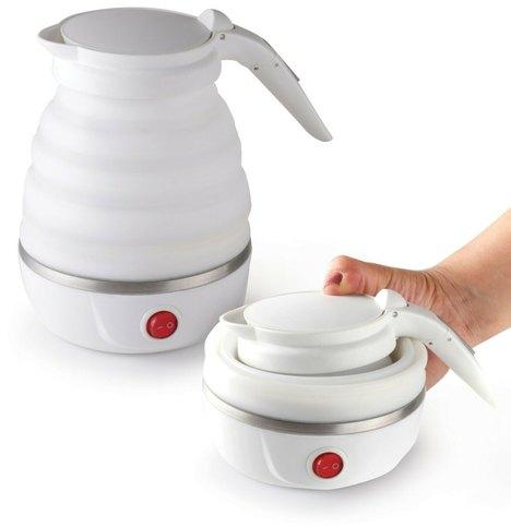 Notbranded Foldable Silicone Electric Kettle, Color : Multi